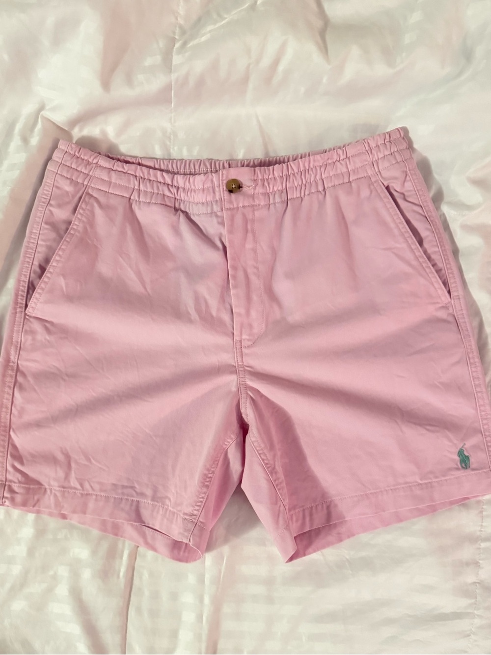 Polo Ralph Lauren Men’s Pink Stretch Classic Fit Chino Shorts Size Medium